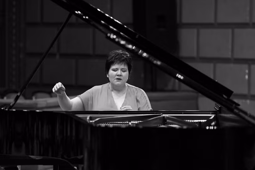 La célèbre pianiste française Dana Ciocarlie. Photo: l'Institut français du Vietnam
