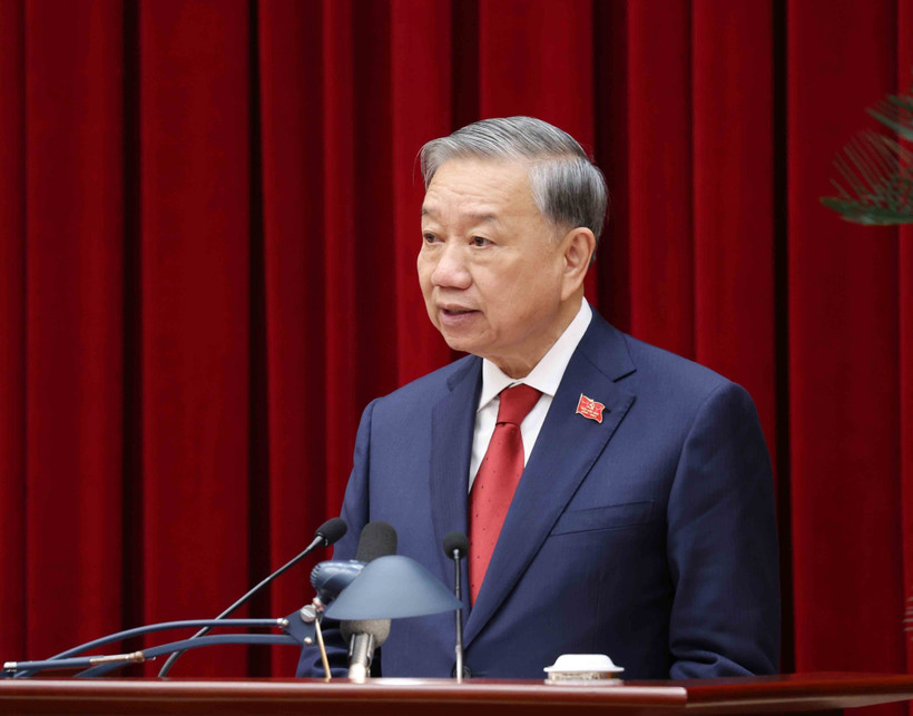 Le secrétaire général du CC du PCV To Lam. Photo: VNA