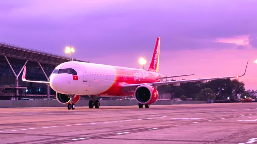 Photo: Un avion de Vietjet