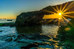 L'arcade To Vo sur l'île de Ly Son