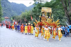 Festival de l'ancienne capitale de Hoa Lu, à Binh Binh. Photo: VNA