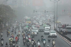 Hanoï souffre souvent de pollution atmosphérique en hiver. Photo: cafef.vn