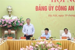 Le secrétaire général du Parti, Tô Lâm, s’exprime lors de la conférence, à Hanoi, le 19 juin. Photo : VNA