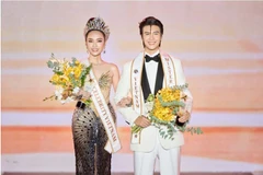 Trân Trân My Linh et et Nguyên Dinh Tuân Kiêt. Photo : thethaovanhoa.vn