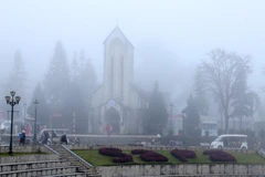 Sa Pa a un cadeau glacial cette année pour Noël. Photo d'illustration : VNA