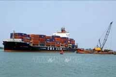 Le port maritime de Chu Lai, à Quang Nam, accueille des navires jusqu’à 30.000 TPL. Photo : VNA
