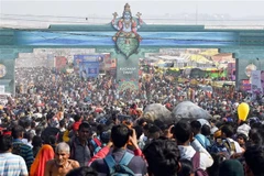 La ousculade est survenue le 29 janvier lors de la fête religieuse de masse Mahakumbh Mela dans à Prayagraj, dans l’État d'Uttar Pradesh, en Inde. Photo: VNA