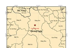 Le séisme de magnitude 4,0 qui s'est produit le matin du 21 février a été localisé dans la commune de Mang Den, province de Quang Ngai. Photo diffusée par VietnamPlus