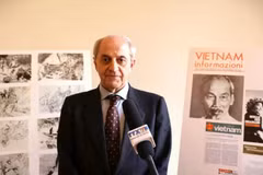 Le secrétaire général du Parti communiste italien (PCI), Mauro Alboresi. Photo : VNA
