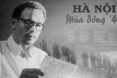 L'"Artiste du peuple" Tiên Hoi joue le rôle de l'Oncle Hô. Photo : hanoimoi.vn