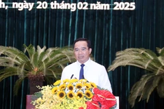 Le nouveau président du Comité populaire de Hô Chi Minh-Ville, Nguyên Van Duoc. Photo: VNA