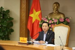 Le vice-Premier ministre Trân Hông Hà s’exprime lors de la réunion. Photo : VNA