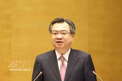 Le président de la Commission des politiques et des stratégies du Comité central du Parti, Nguyên Thanh Nghi, lors de l'événement, à Hanoi, le 29 juillet. Photo: VNA