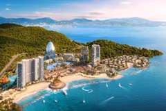 La forte reprise du secteur touristique, conjuguée au potentiel croissant de développement des services et à la tendance à rechercher des actifs capables de générer des flux de trésorerie stables, a ouvert un nouveau cycle de développement pour le segment de l'immobilier touristique. Photo: VnEconomy