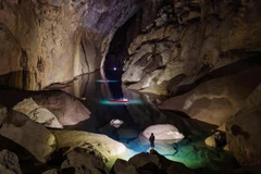 Son Doong, la plus grande grotte naturelle du monde, dans la province de Quang Tri, dans le Centre du Vietnam