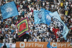 La V.League 1 attire un grand nombre de spectateurs dans les stades. Photo : thethao.sggp.org.vn