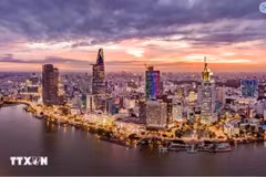 Une vision de Hô Chi Minh-Ville, locomotive économique du pays. Photo: VNA
