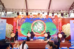 Espace culturel organisé dans le cadre de la Conférence des dirigeants des villes de l’ASEAN 2026 (ACLC). Photo: VNA