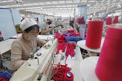 Usine SCAVI Huê, détenue à 100% par le Groupe Financier B’Lao (France), spécialisée dans la production de sous-vêtements, vêtements de sport et de protection… , dans la zone industrielle de Phong Diên, province de Thua Thiên- Huê. Photo : VNA
