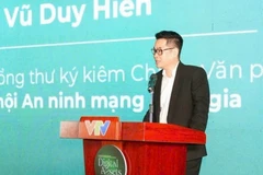 Vu Duy Hiên, secrétaire général adjoint et chef de bureau de l’Association nationale de cybersécurité. Photo : ANC