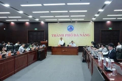 Vue de la séance de travail sur les préparatifs de l’ICMP 2027, à Dà Nang, le 17 octobre. Photo: congly.vn