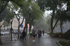Le froid de retour ce week-end à Hanoi. Photo: VNA 