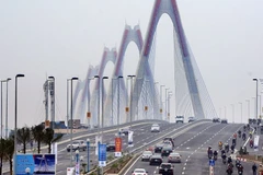 Pont Nhât Tân, à Hanoi. Photo: chinhphu.vn
