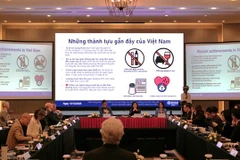 Des délégués discutent des mesures à prendre pour lutter contre les maladies non transmissibles à Hanoï, le 15 décembre. Photo: gracieuseté de l'OMS