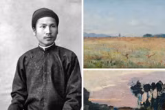 Vingt peintures à l’huile originales représentant des paysages, réalisées par l’empereur Hàm Nghi i (1871-1944) seront présentées du 24 avril au 10 mai à Hanoï. Photos: CTV/CVN