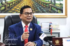 Le Dr Kin Phea, directeur de l’Institut des relations internationales du Cambodge. Photo : VNA