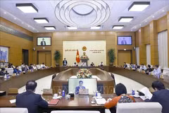 Vue de la 55e réunion du Comité permanent de l'Assemblée nationale, à Hanoi, le 2 mars 2026. Photo : VNA