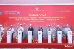 Cérémonie de mise en chantier du projet, à Hanoi, le 6 septembre. Photo : VNA