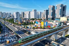 Le paysage urbain de Hanoi se modernise chaque jour davantage. Photo : VNA