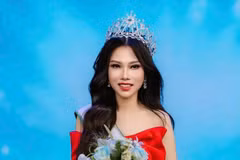 Nguyên Khuê Thu couronnée Mrs Earth Vietnam 2026. Photos: Comité organisateur