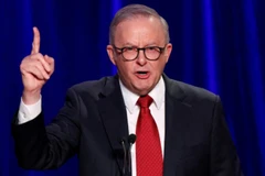 Le Premier ministre australien Anthony Albanese s'exprime après avoir remporté les élections législatives à Sydney (Australie), le 3 mai 2025. Photo: Reuters/VNA