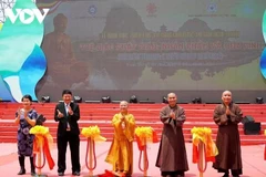 Ouverture du Festival culturel bouddhiste, à Hô Chi Minh-Ville, le 3 mai. Photo : VOV