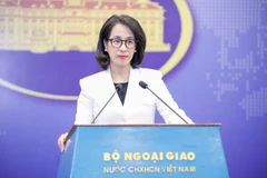 La porte-parole du ministère des Affaires étrangères Pham Thu Hang. Photo: VNA
