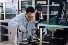 La protection et le respect des droits de propriété intellectuelle devraient contribuer à la promotion de l'innovation technologique et au transfert et à la diffusion de la technologie, à l'avantage mutuel de ceux qui génèrent et de ceux qui utilisent des connaissances techniques et d'une manière propice au bien-être social et économique, et à assurer un équilibre de droits et d'obligations. Photo d'illustration : VOV