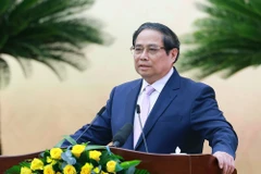 Le Premier ministre Pham Minh Chinh préside la conférence à Hô Chi Minh-Ville, le 4 janvier. Photo: VNA