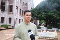 Vu Hai Truong, du bureau des admissions de l’Université de Hong Kong. Photo : VNA