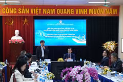 Vue du forum scientifique, le 15 janvier. Photo : congthuong.vn
