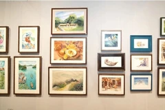 Quelques œuvres présentées à l'exposition. Photo: Comité d'organisation