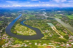 Une vision de la nature de Phong Diên, dans la ville de Huê. Photo : Réserve naturelle de Phong Diên