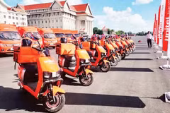 Viettel lance la marque Unitel Logistics au Laos. Photo: NDEL