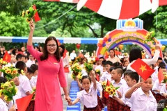Ce 5 septembre marque le coup d’envoi officiel de l’année scolaire 2024-2025 pour environ 25 millions d’élèves et d’étudiants à travers tout le Vietnam. Photo: Vietnamnet