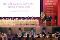 Le Premier ministre Pham Minh Chinh s’exprime lors du premier Congrès de l’Organisation du Parti du ministère des Affaires étrangères pour le mandat 2025-2030. Photo : VNA