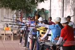 Les archers vietnamiens sont prêts pour les 33es Jeux d’Asie du Sud-Est. Photo : tdtt.gov.vn