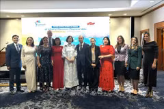 La délégation malaisienne de tourisme halal arrive à Lâm Dông pour un programme de réseautage. Photo : VNA