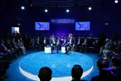 Vue d’ensemble du dialogue politique sur le thème «La nouvelle ère du Vietnam : de la vision à l’action », à Tianjin, le 25 juin. Photo : VNA