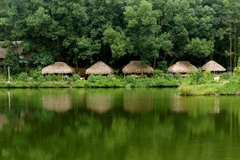 Un paysage apaisant et verdoyant dans le village de Thai Hai. Photo:Thai Hai
